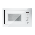 Horno eléctrico retro 20l en microhorno blanco